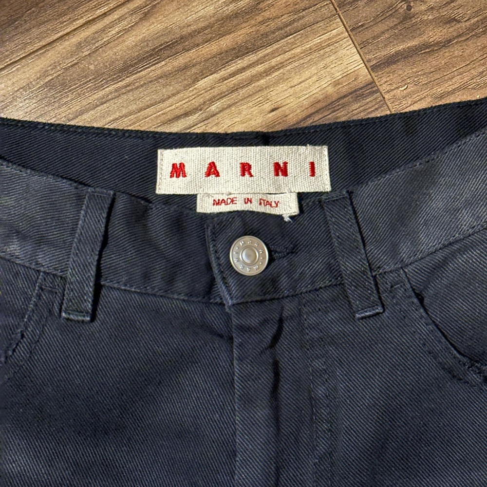 Marni Black Horseshoe Denim Jeans - Picture 5 of 11